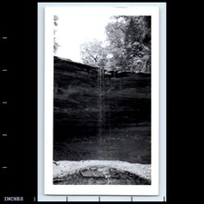 Old Vintage Photo ABSTRACT LANDSCAPE WATERFALL TRICKLE picture