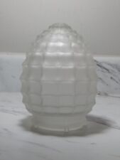 Vintage Beehive Pinecone Light/lamp Shade Clear Glass picture