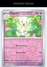 Pokemon Card Togetic OBF 084/197 UC Obsidian Flames Reverse Holo picture