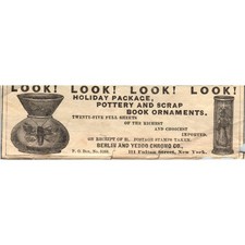 1878 Peterson's Magazine Ad - Berlin and Yedd Chromo Co Fulton St. New York SF2 picture