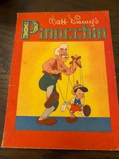 1939 Walt Disney's Pinocchio story and coloring book picture
