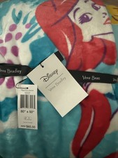 Brand New Vera Bradley Disney, The Little Mermaid Blanket Never Used picture