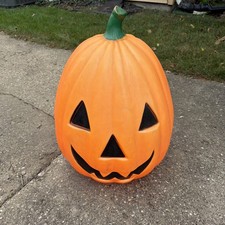 Vintage Empire 30” Light-Up Jack-O-Lantern Pumpkin Blow Mold Halloween Fall  picture