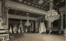 Jersey Coffee Litho. Series East Room Pres. House Victorian Trade Card Dayton OH picture