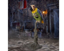 5 Ft Dead Water Animated LED Rotwing Parrot Halloween BRAND NEW SHIPS FREE picture