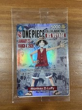 One Piece Monkey D Luffy College Basketball US Voyage Trading Card picture