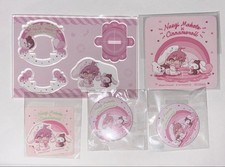 Danganronpa x Sanrio Characters Acrylic Stand Sticker Badge Collector Set Age 14 picture