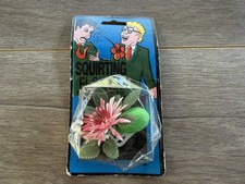 Vintage 1987 Dime Store Gag Joke Trick Squirting Pink Flower NOS New USA picture