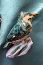 Stangl Pottery ceramic Kingfisher 3406S signed picture