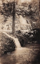 RPPC Ashland Oregon Lithia Park Falls Photo Postcard 4A picture