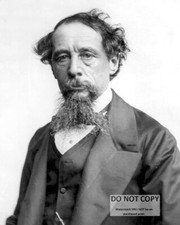 CHARLES DICKENS LEGENDARY AUTHOR SOCIAL CRITIC - 8X10 PUBLICITY PHOTO (BB-831) picture