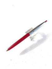 1950s Waterman's Red Button Action Ball Point Pen  BEAUTY picture