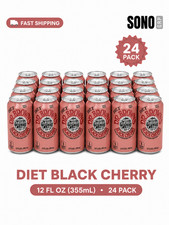 Dr. Brown's Diet Black Cherry Soda , 12 Fl Oz (Pack of 24) picture