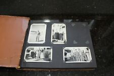 Vintage Photo Album With Black & White Photos Mostly Military Ca. WWII picture