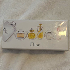 Dior Les Parfums de Dior Miniature Perfume Gift Set 5 Pc Sealed Vintage France picture