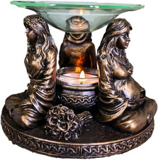 Ebros Wicca Cosmic Sacred Moon Triple Goddess Maiden Expectant Mother and Crone picture