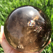3.43LB TOP Natural smoky Quartz Sphere Crystal Ball REIKI Healing XQ2663 picture