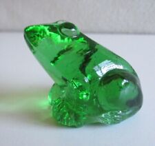 Ganz Green Glass Frog, Made in China with Original Sticker picture