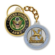ARMY FORT HUACHUCA INTELLIGENCE CENTER CHALLENGE COIN KEY CHAIN  picture