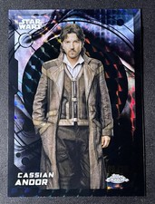 2026 Topps Chrome Star Wars Cassian Andor Black Geometric Refractor /10 #105 picture