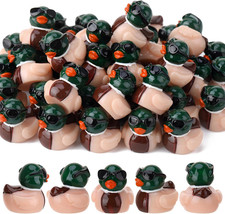 50 Pcs Mini Resin Mallard Ducks, Sunglasses Duck, Mallard Ducks picture