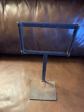 Vintage Metal Counter Top Price Holder Sign Display picture
