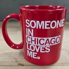 Somebody In Chicago Loves Me ~ Red 12 oz Mug By RAYGUN picture