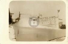 Great Lakes Passenger Steamer Ship South American Launching RPPC Postcard COPY picture
