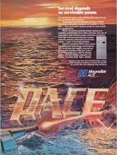 Magnetek ALS PACE Vintage 1988 Print Ad Navy Ship Power Converter picture