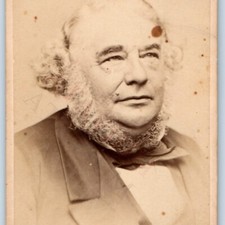 ID'd c1860s Mark Lemon Punch Magazine Editor London Elliott Fry CDV Photo 4