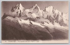Postcard Chamonix Les Aiguilles vues de la Flegere France Mountains picture