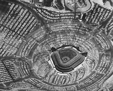 1962 Aerial View of Dodger Baseball Stadium In Los Angeles 8x10 Photo picture