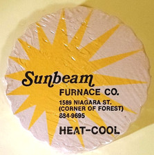 Vintage Sleeve of 25 Sunbeam Furnace Co 1589 Niagara St. Buffao NY NEW SEALED picture