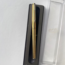 Vintage PARKER 180 Fountain Fen Gold Color Double-Side USA Made picture