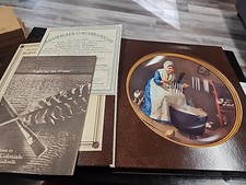 Norman Rockwell Collector Plate LIGHT FOR THE WINTER Colonial Series Knowles #3 picture