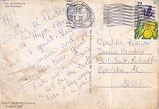 Chris Farley-ANS on a Vintage Postcard to a buddy from Rehab picture