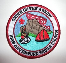 OA High Adventure Triple Crown Award Patch - Philmont Sea Base Northern Tier picture