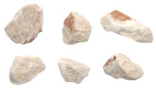 6PK Raw Gypsum Rock Specimens, 1