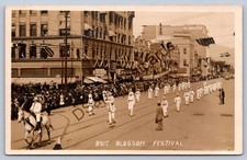 K65/ North Yakima Washington RPPC Postcard c1910 Blossom Festival Parade 182 picture