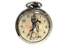 Dizzy Dean 1935 Everbrite Pocket Watch WITH ROTATING BALL picture