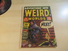 ADVENTURES INTO WEIRD WORLDS #10 ATLAS INCOMPLETE GREAT GOLDEN AGE HORROR ART picture