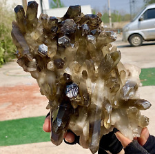 3.32LB Natural Citrine cluster mineral specimen quartz crystal healing picture
