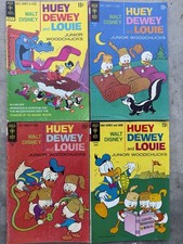 Huey Dewey Louie Woodchucks 4 Vintage 1970-1973 Comic Books Old Advertisements picture