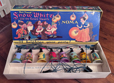 1937 Vintage Walt Disney’s Snow White Party Lights By Noma in Original Box picture