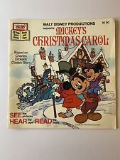 Mickeys Christmas Carol Based on Charles Dickens Classic Story Book NO TAPE picture