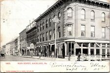 Vtg Rockland Maine ME View of Main Street Thorndike Hotel 1905 UDB Postcard picture