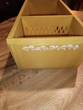 Rare Vintage Rubbermaid Mushroom Party Plan Drawers Shelf Kitchen Organizer picture
