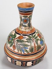 C.1920-30's Vintage Tlaquepaque Pottery Mexican Vase with Petatillo - 9