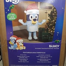 Gemmy Animated Life-size 4ft BLUEY Musical Christmas Animatronic NEW SEALED 2025 picture
