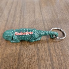 vintage BUDWEISER LOUIE THE LIZARD KEYCHAIN BOTTLE OPENER Chameleon plastic picture